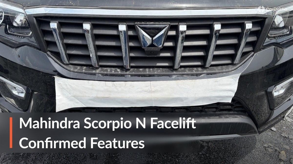Mahindra Scorpio N Facelift Confirmed Features