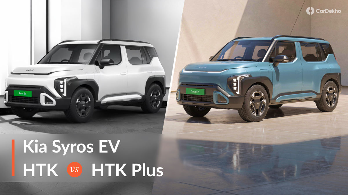 Kia Syros EV HTK Vs HTK Plus