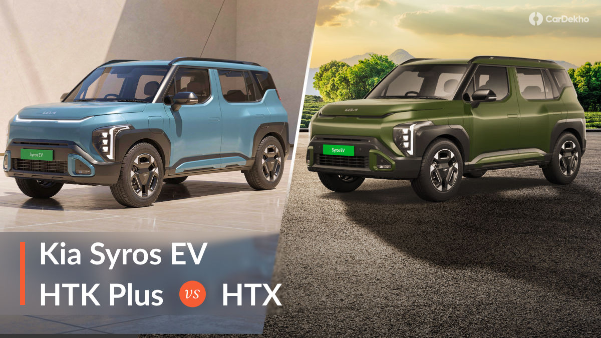 Kia Syros EV HTK Plus Vs HTX