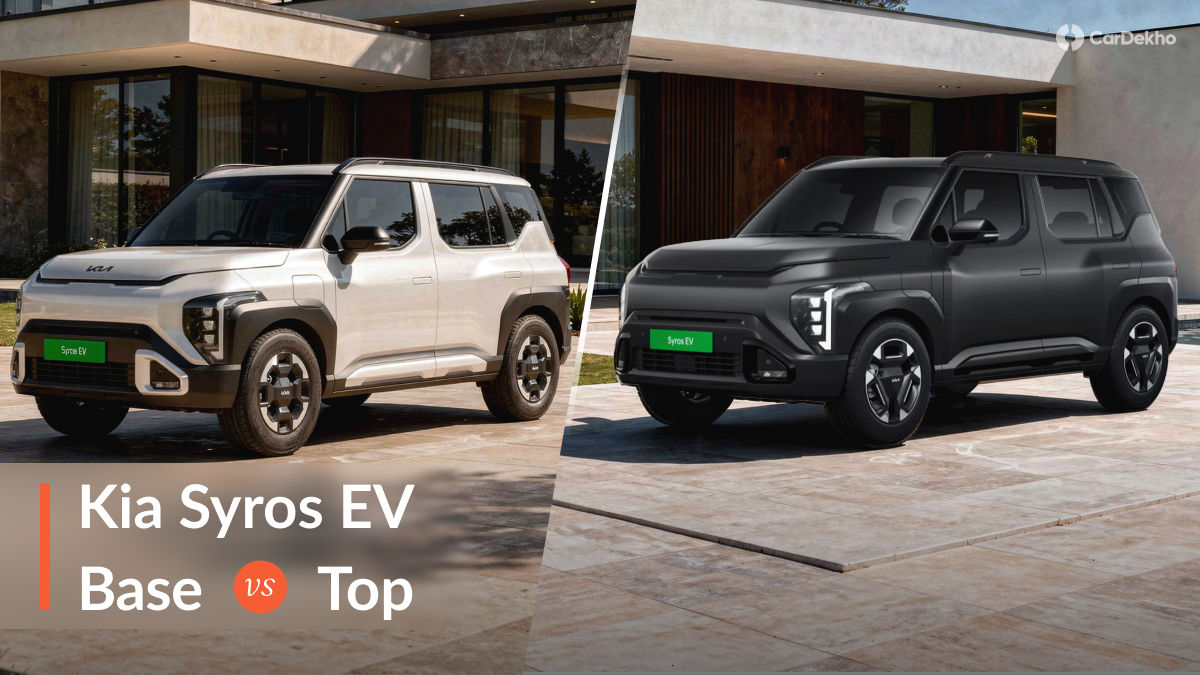 Kia Syros EV Base Vs Top