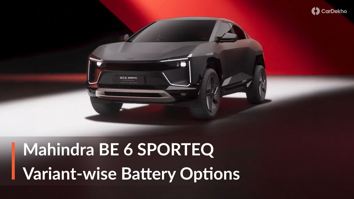 2026 Mahindra BE 6 Variant-wise Battery Options