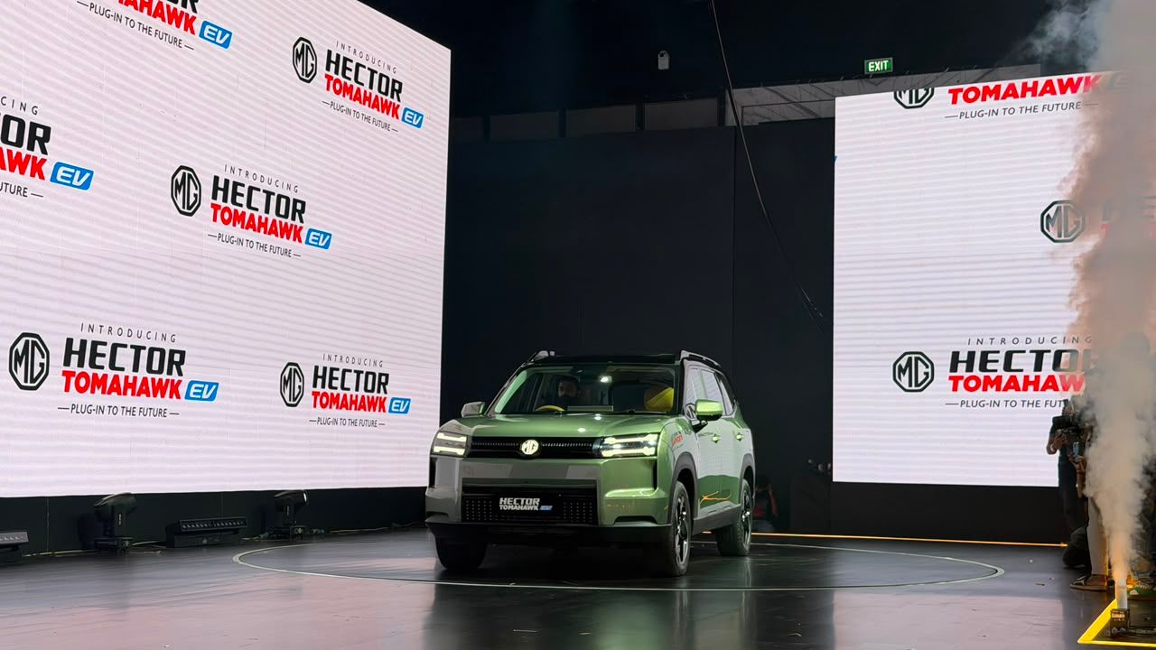 MG Hector Tomahawk EV Front