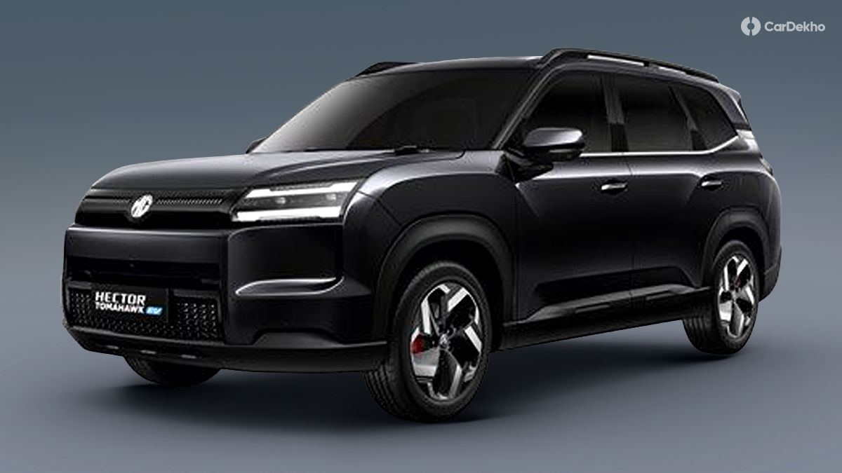 MG Hector Tomahawk EV Starry Black