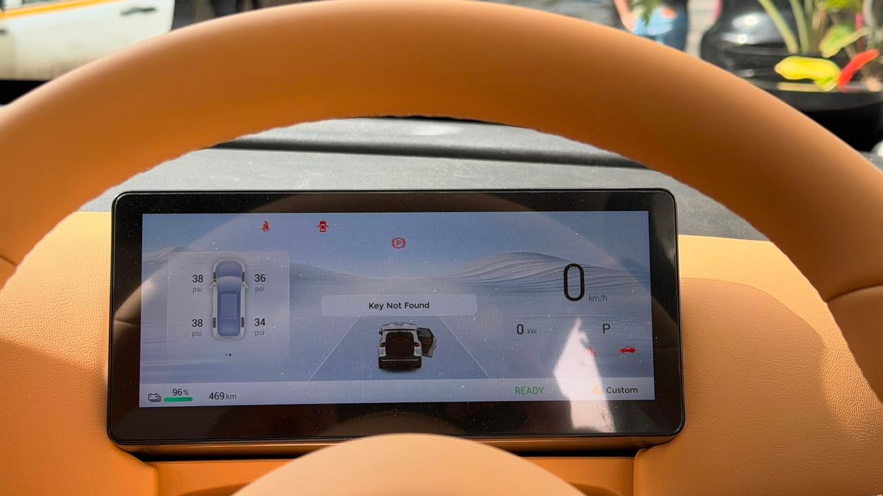 MG Hector Tomahawk EV Digital Driver's Display