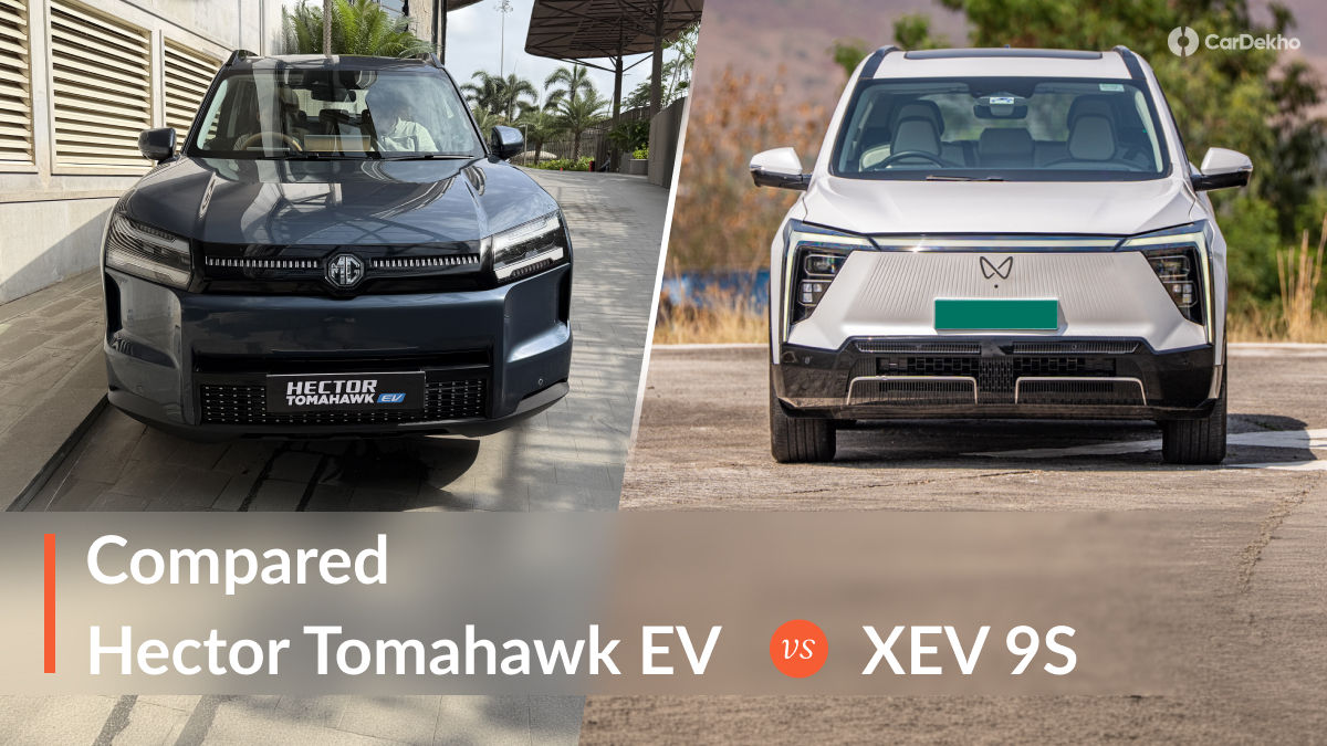 MG Hector Tomahawk EV Vs Mahindra XEV 9S MG Hector Tomahawk EV Vs Mahindra XEV 9S
