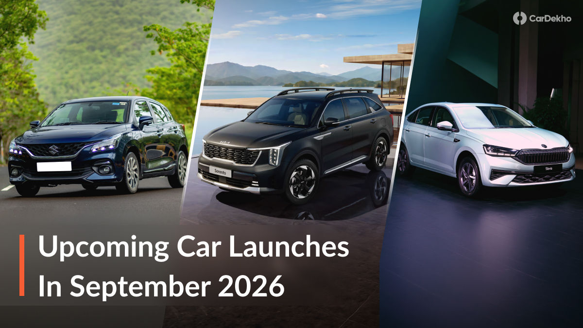 Upcoming Car Launch In September 2026