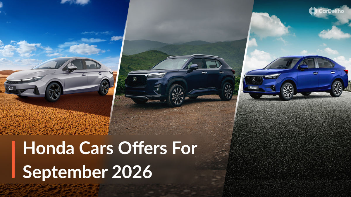 Honda Offers And Discounts September 2026