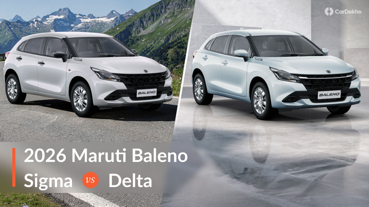 Maruti Baleno Sigma vs Delta