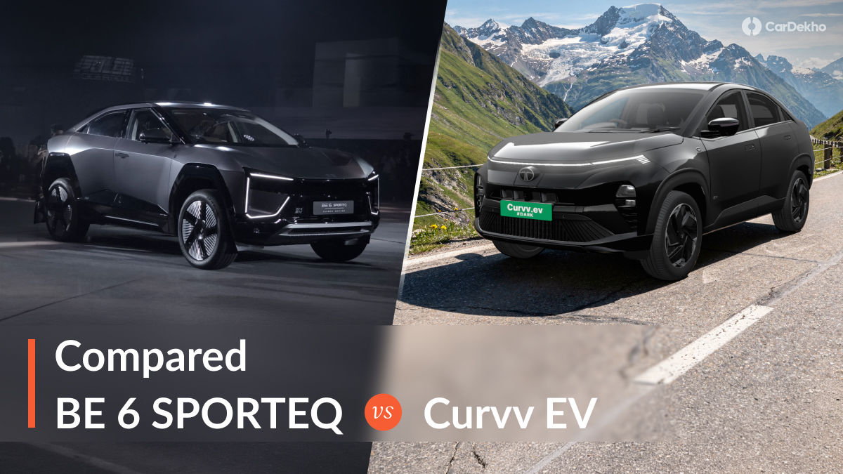 Mahindra BE 6 SPORTEQ vs Tata Curvv EV