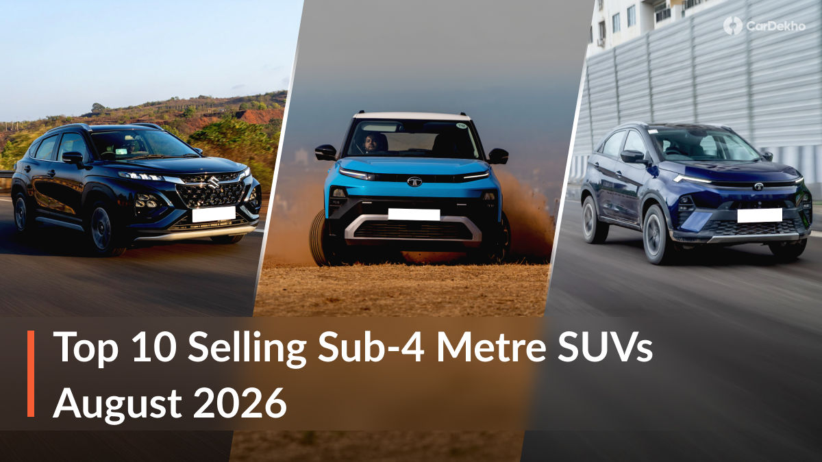 Top 10 SUV Sub-4 Metre Sales in August 2026