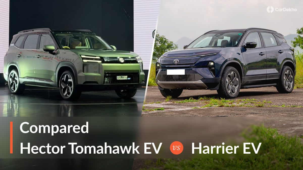 MG Tomahawk EV Vs Tata Harrier EV
