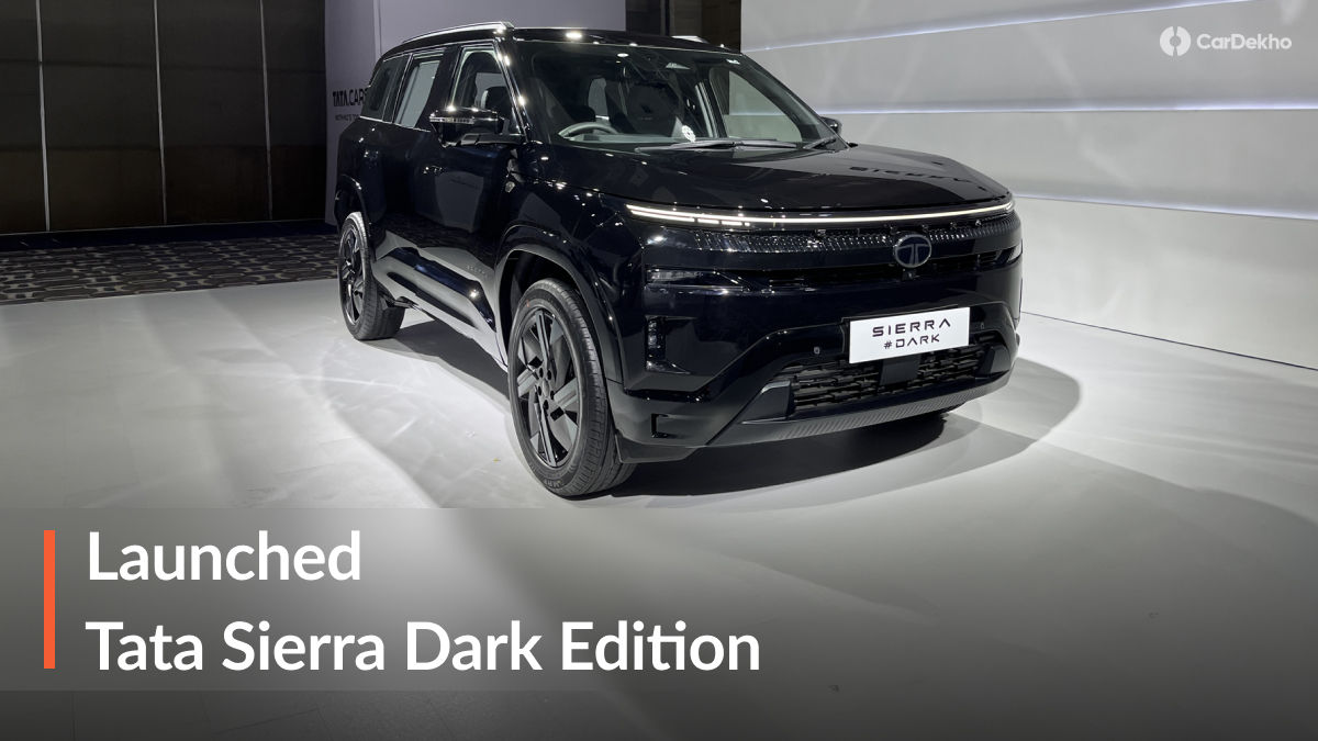 Tata Sierra Dark Edition Launched