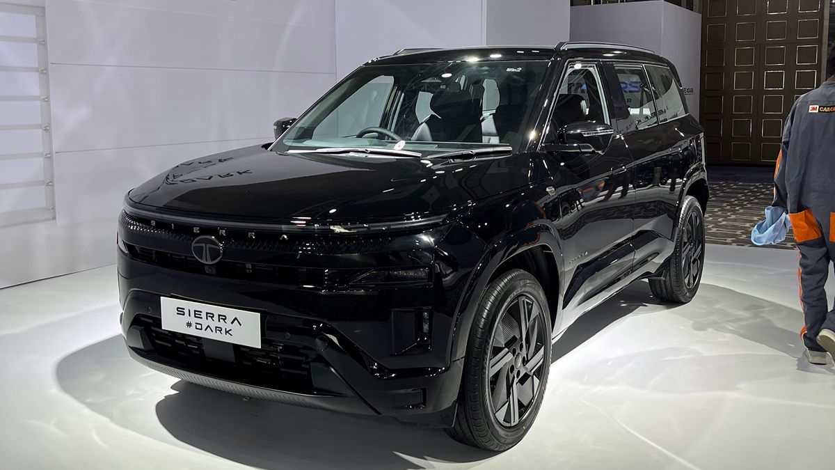 Tata Sierra Dark Edition Front Quarter