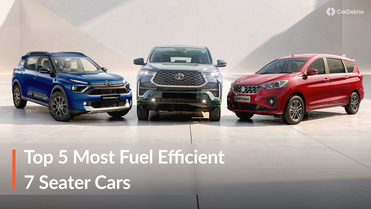 Top 5 Most Fuel Efficient 7-seaters