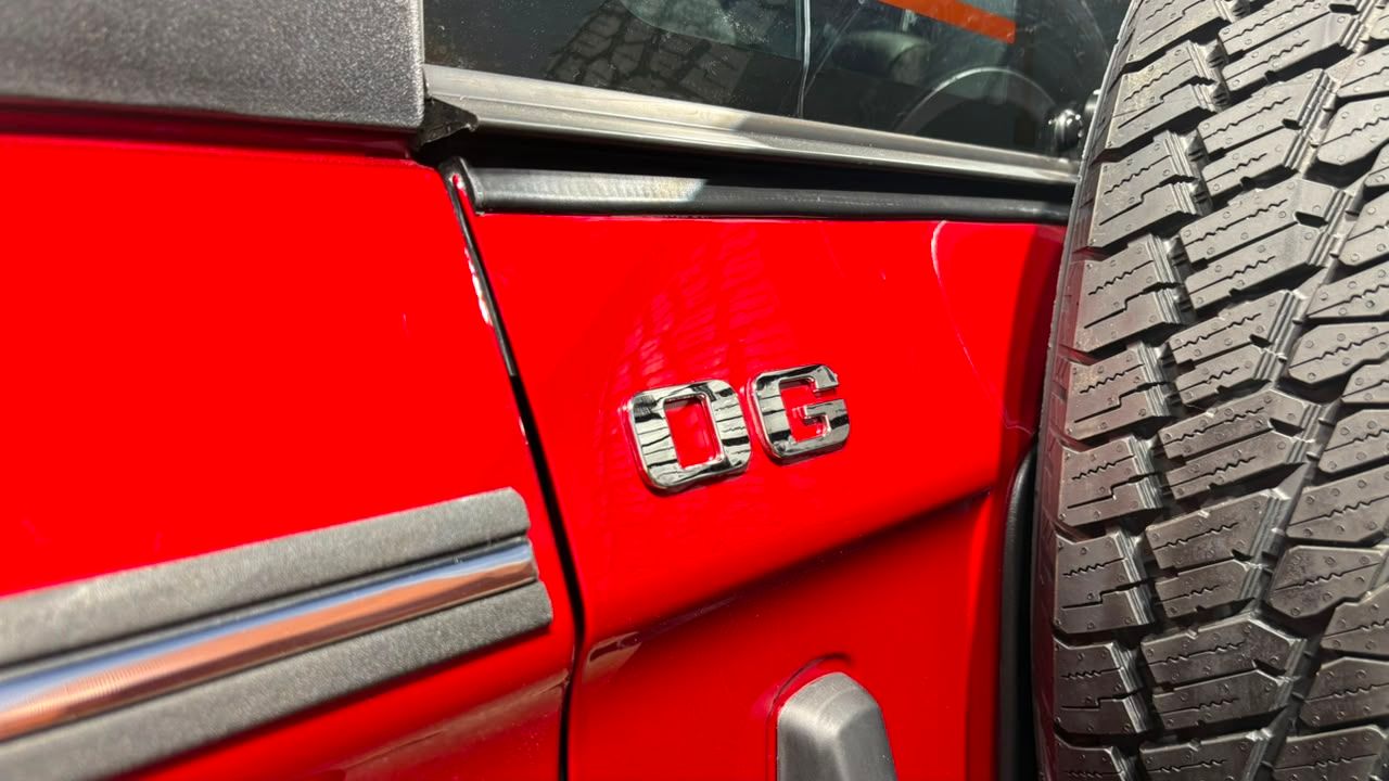 Mahindra Thar OG Badge On Tailgate