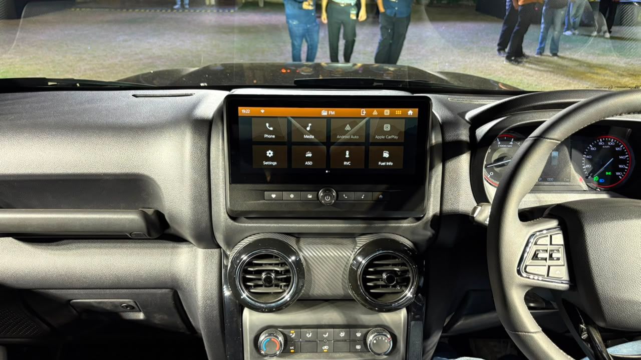 Mahindra Thar OG Infotainment System