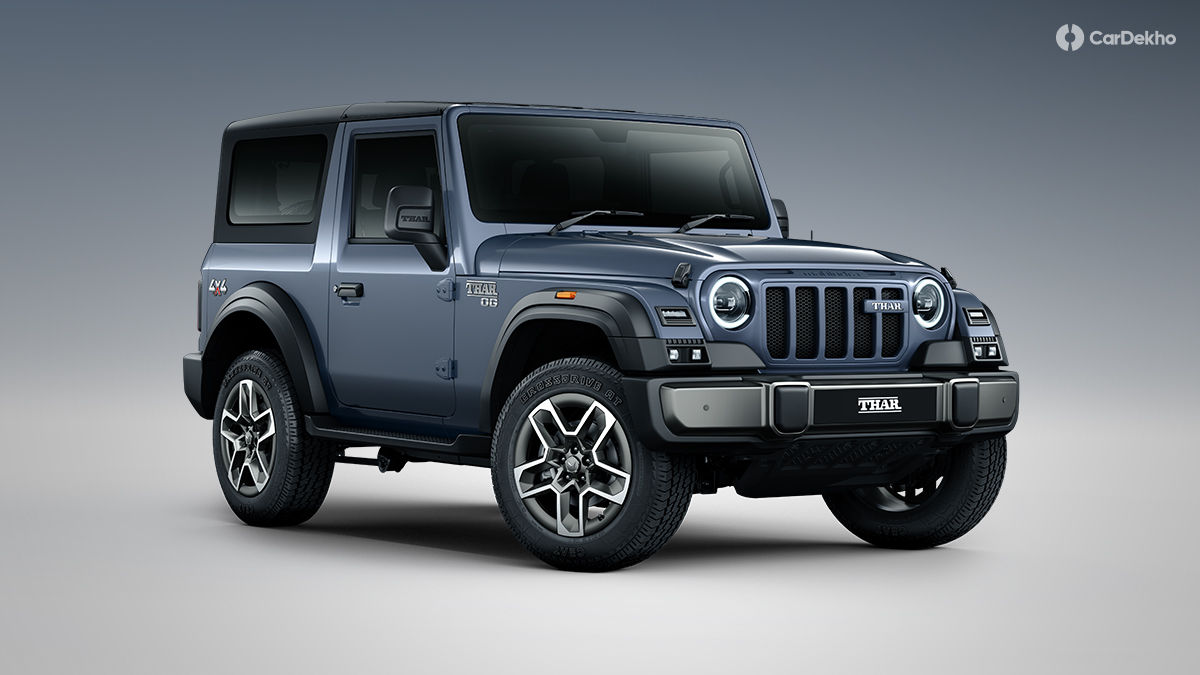 Mahindra Thar OG Battleship Grey