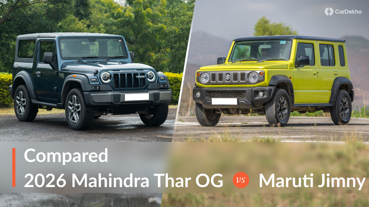 2026 Mahindra Thar OG vs Maruti Jimny 2026 Mahindra Thar OG vs Maruti Jimny