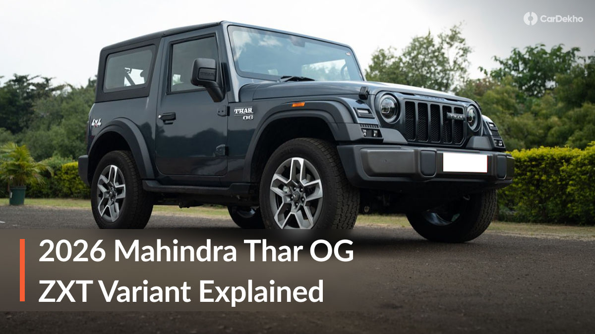 Mahindra Thar OG ZXT Variant Explained