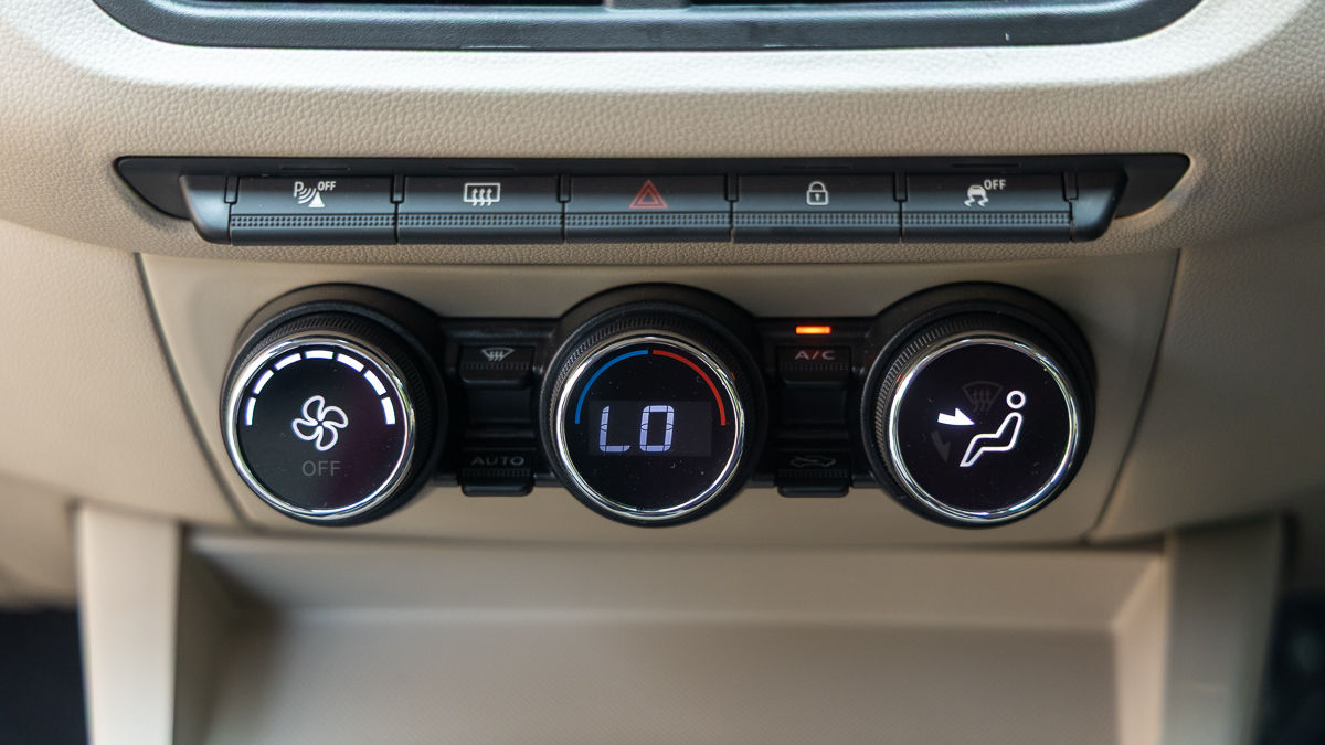 Reanult Triber Turbo AC Controls