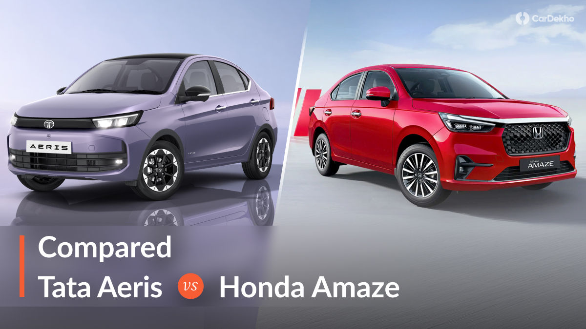 Tata Aeris Vs Honda Amaze