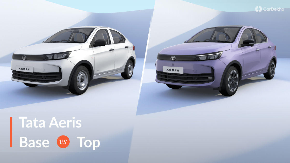 Tata Aeris Base Vs Top Compared