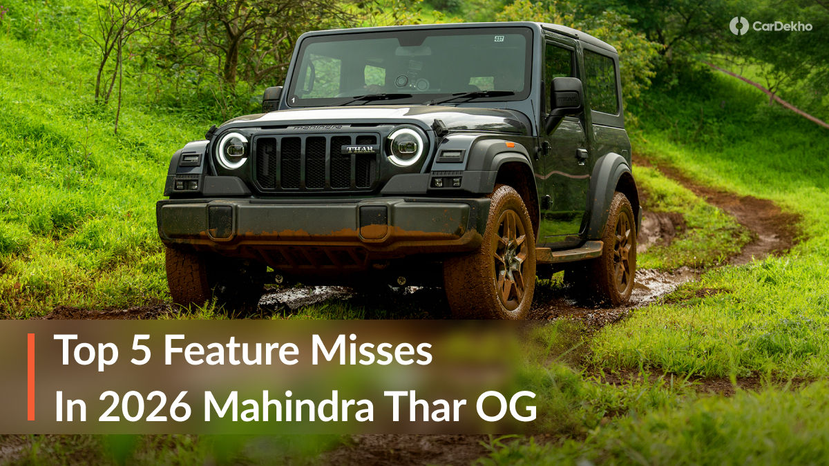2026 Mahindra Thar Missed Features