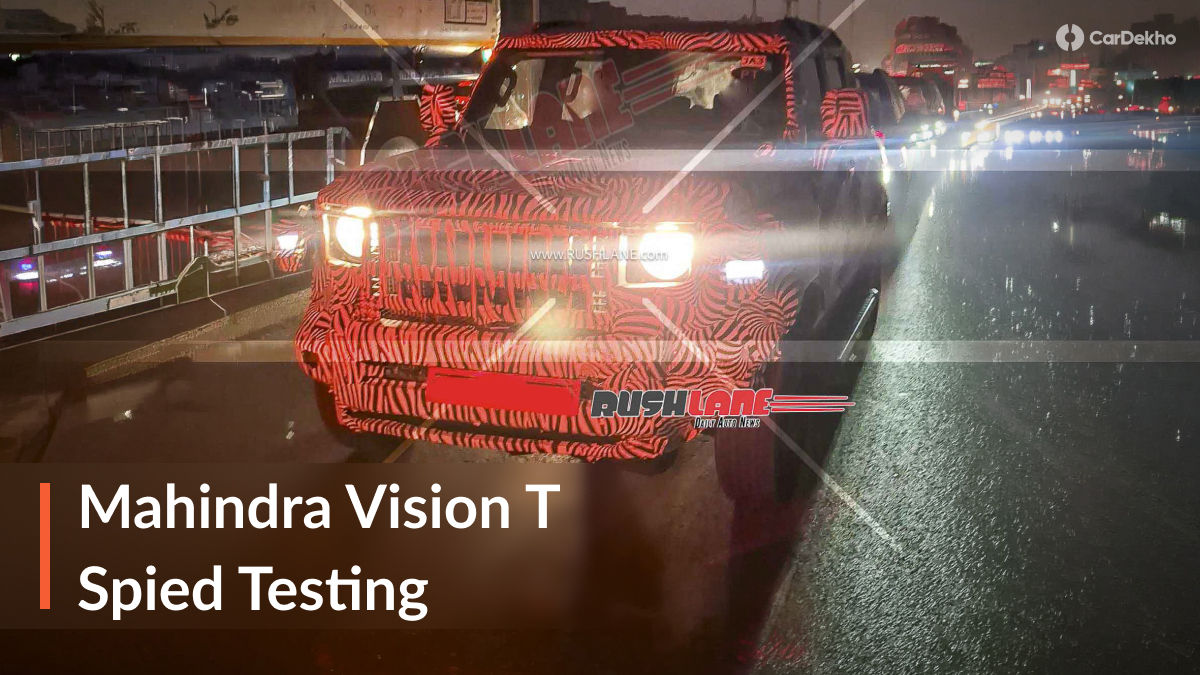 Mahindra Vision T - Thar Electric Spied