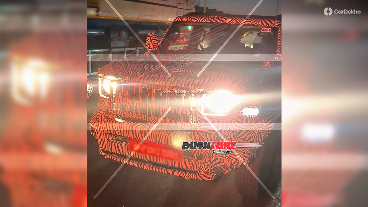 Mahindra Vision T - Thar Electric Spied