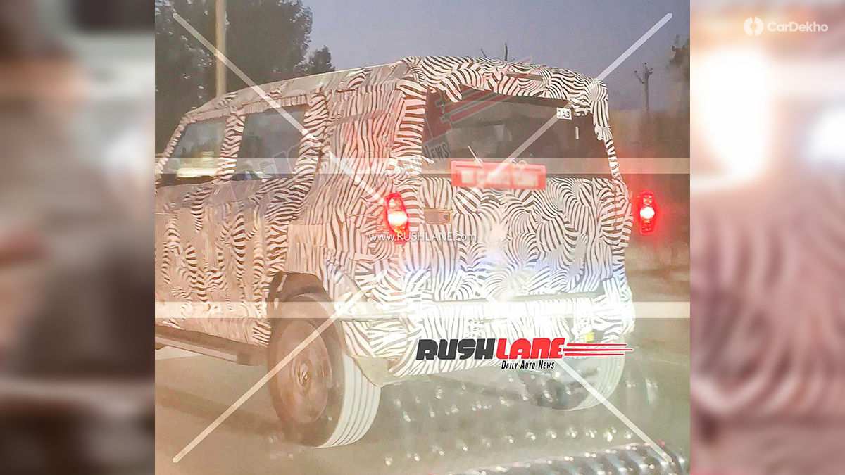 Mahindra Vision T - Thar Electric Spied
