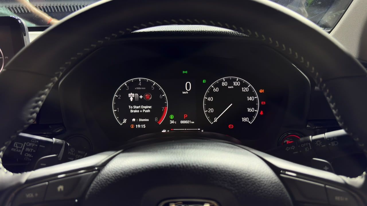 2026 Honda Elevate Digital Driver's Display