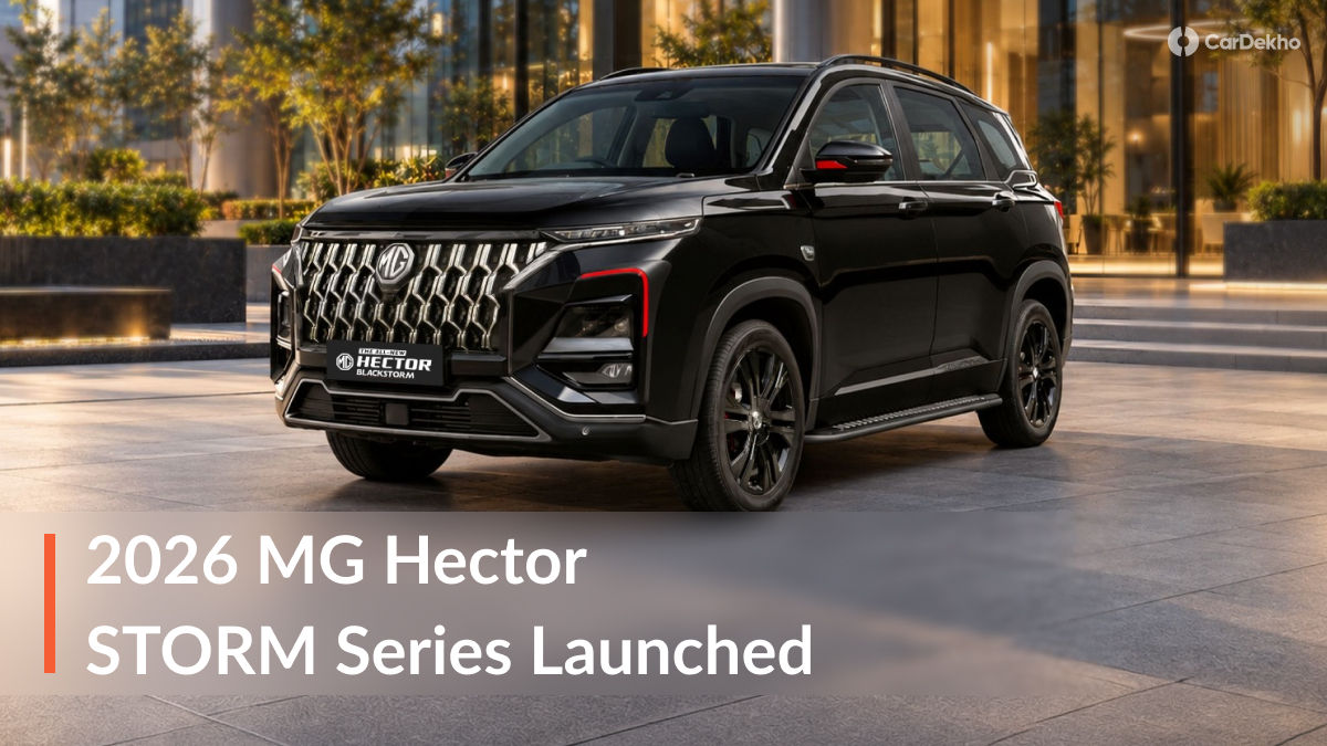 2026 MG Hector Blackstorm And Snowstorm