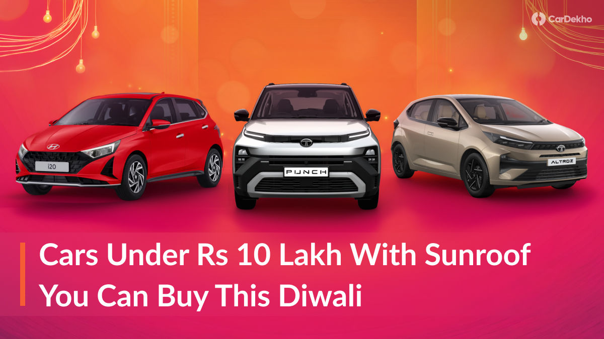 Cars Under Rs 10 Lakh With Sunroof To Buy This Diwali