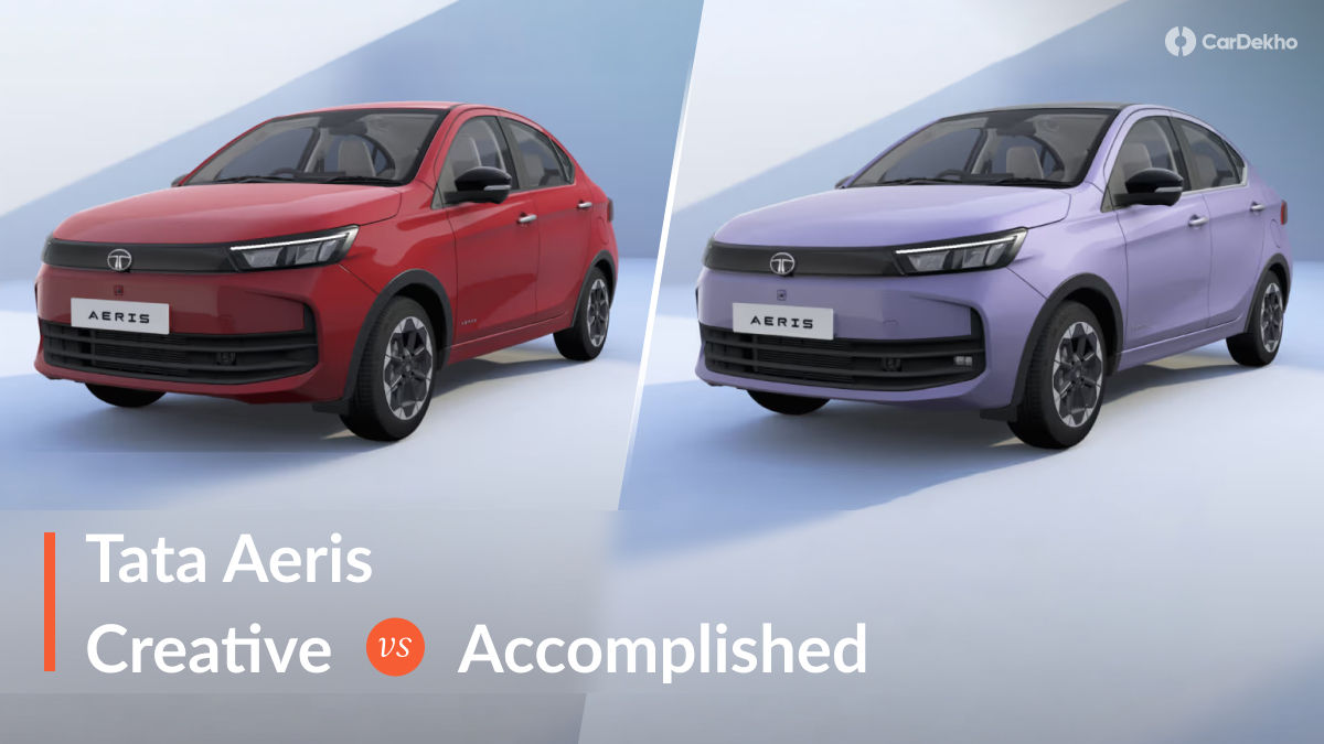 Tata Aeris Creative vs Accomplished
