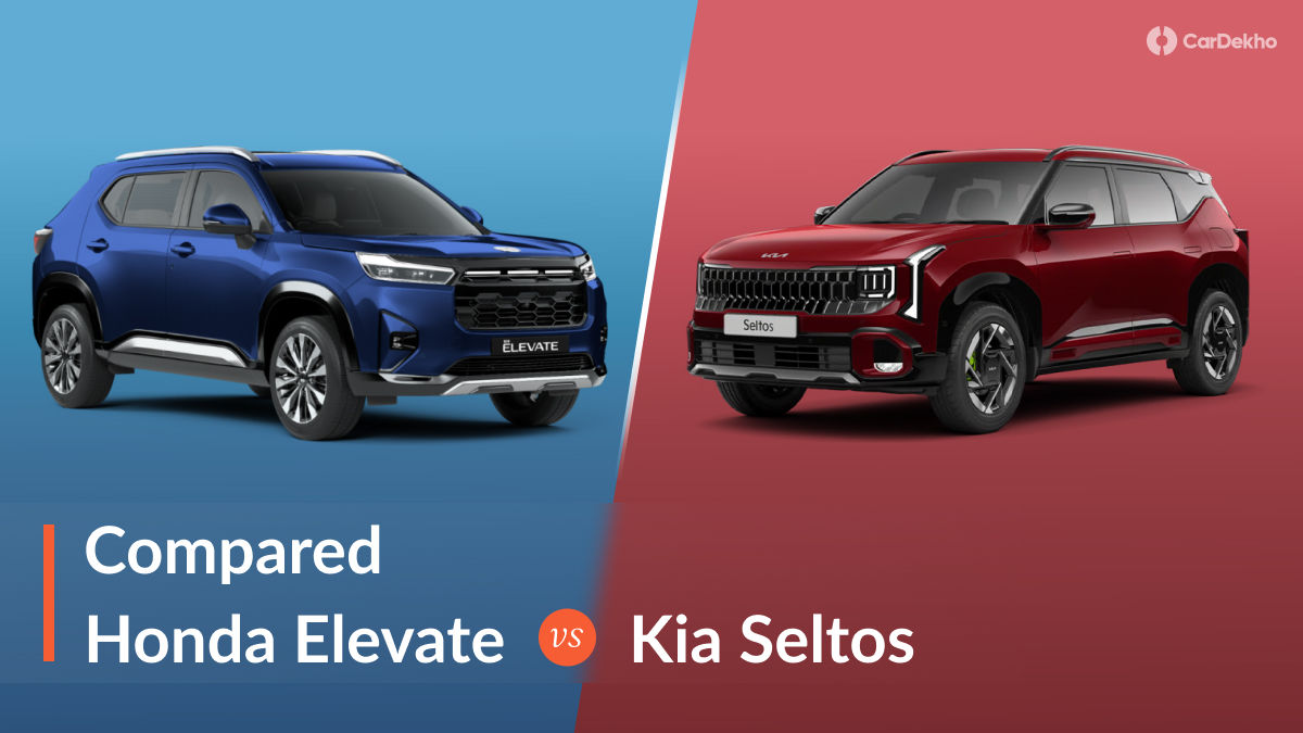 Honda Elevate vs Kia Seltos Honda Elevate vs Kia Seltos