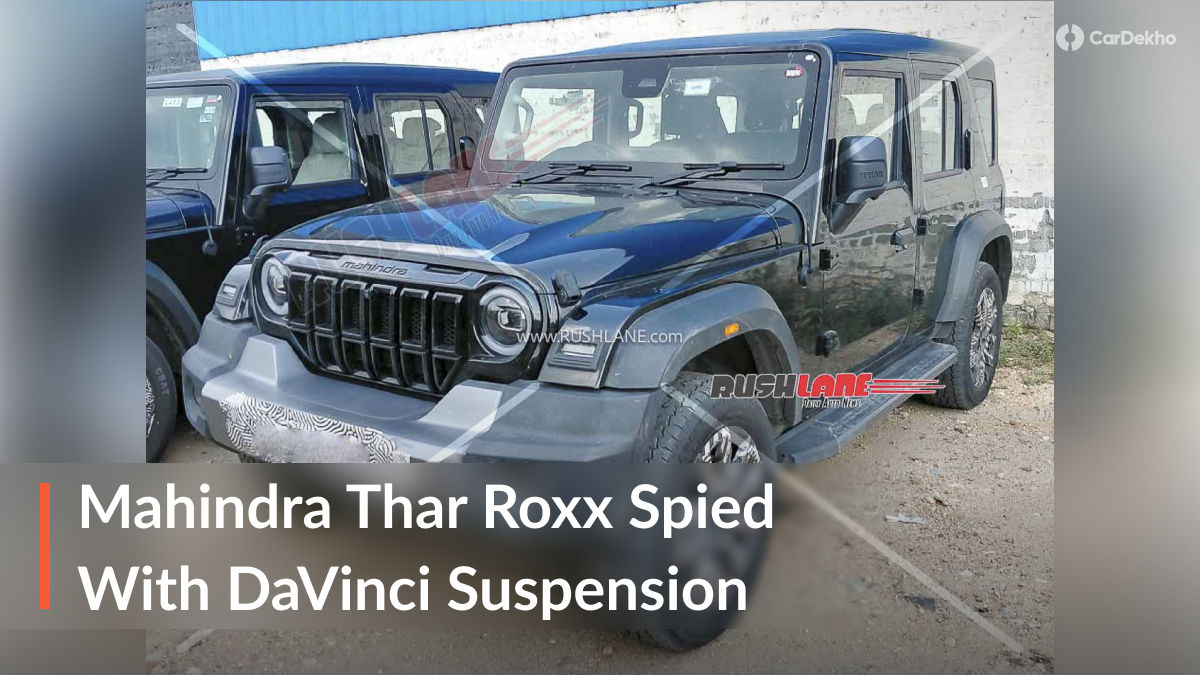 2026 Mahindra Thar Roxx Davinci suspension 2026 Mahindra Thar Roxx Davinci suspension