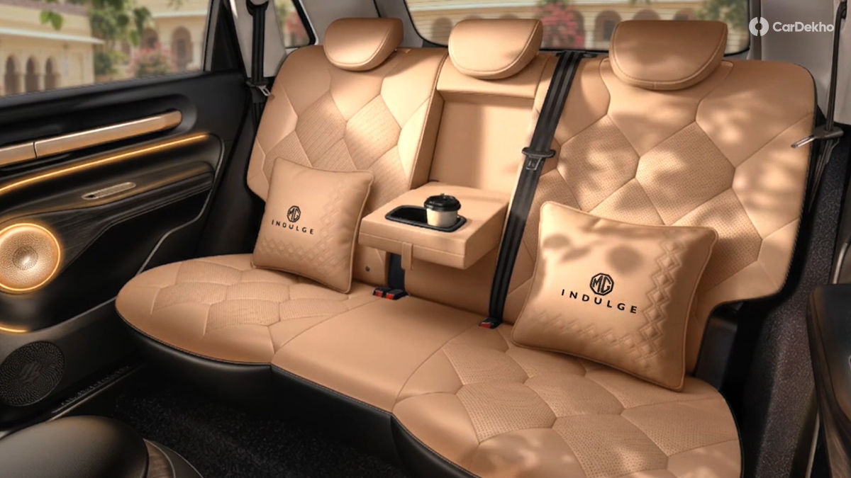 MG Windsor EV Indulge Edition Rear Seats