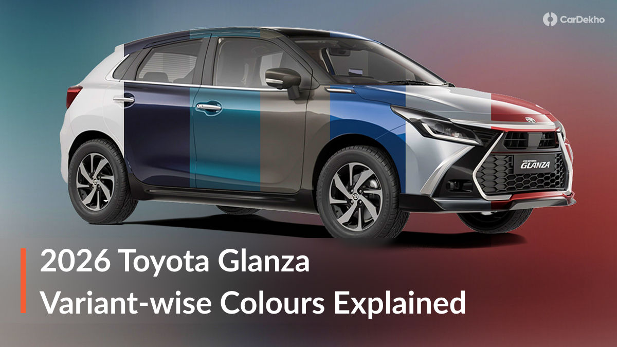 2026 Toyota Glanza Variant-wise Colours