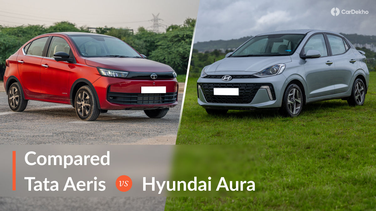Tata Aeris Vs Hyundai Aura
