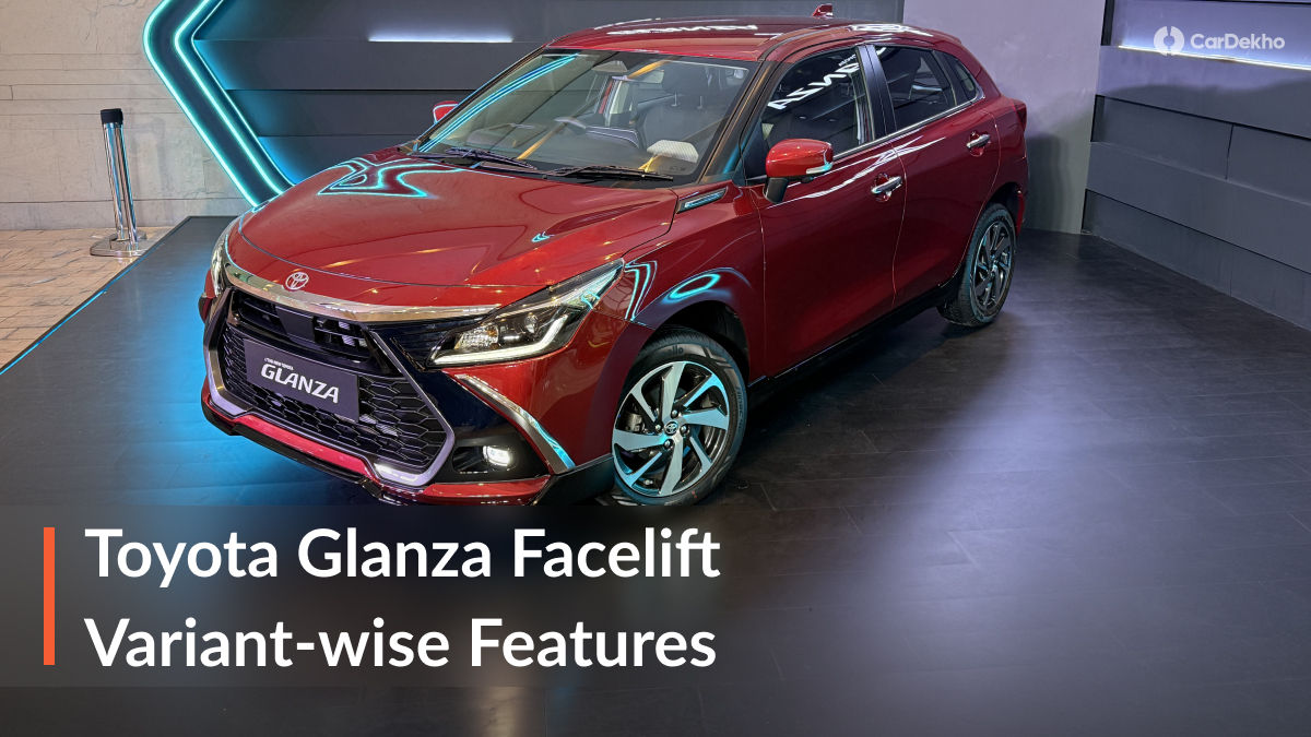 2026 Toyota Glanza Variant-wise features 2026 Toyota Glanza Variant-wise features