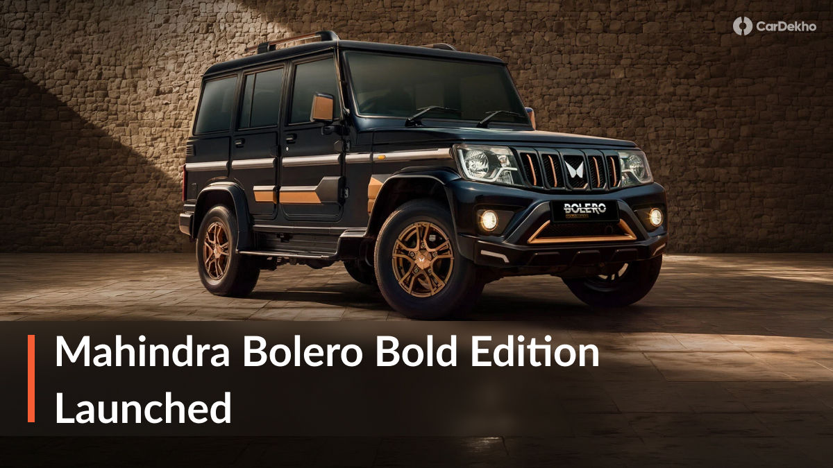 Mahindra Bolero Bold Edition