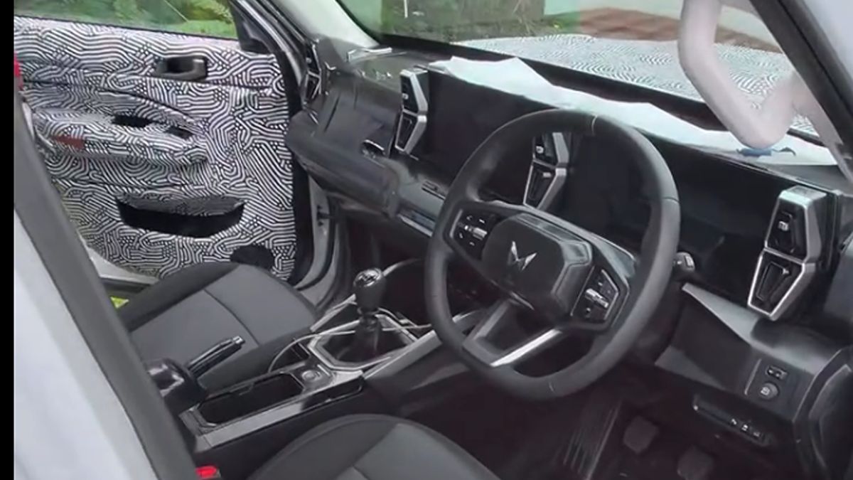 Mahindra Vision S Interior Spied
