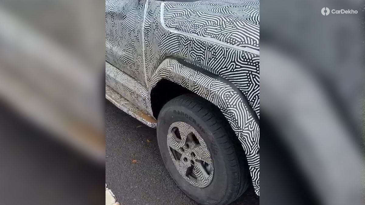 Mahindra Vision S Spied - Wheel Arch Cladding