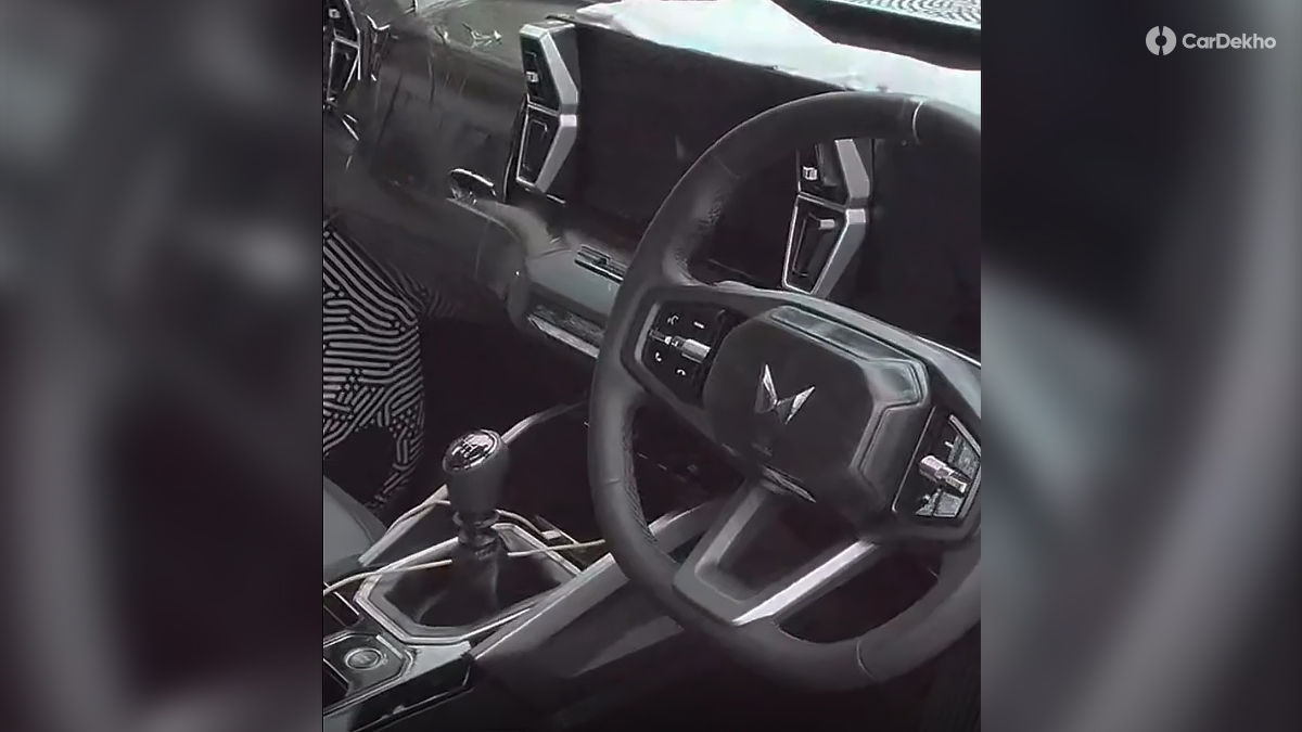 Mahindra Vision S Interior Spied