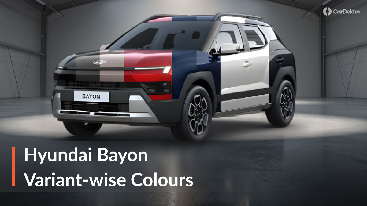 Hyundai Bayon Variant-wise Colours