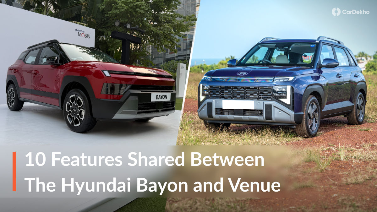 Features shared between the Hyundai Bayon and Venue