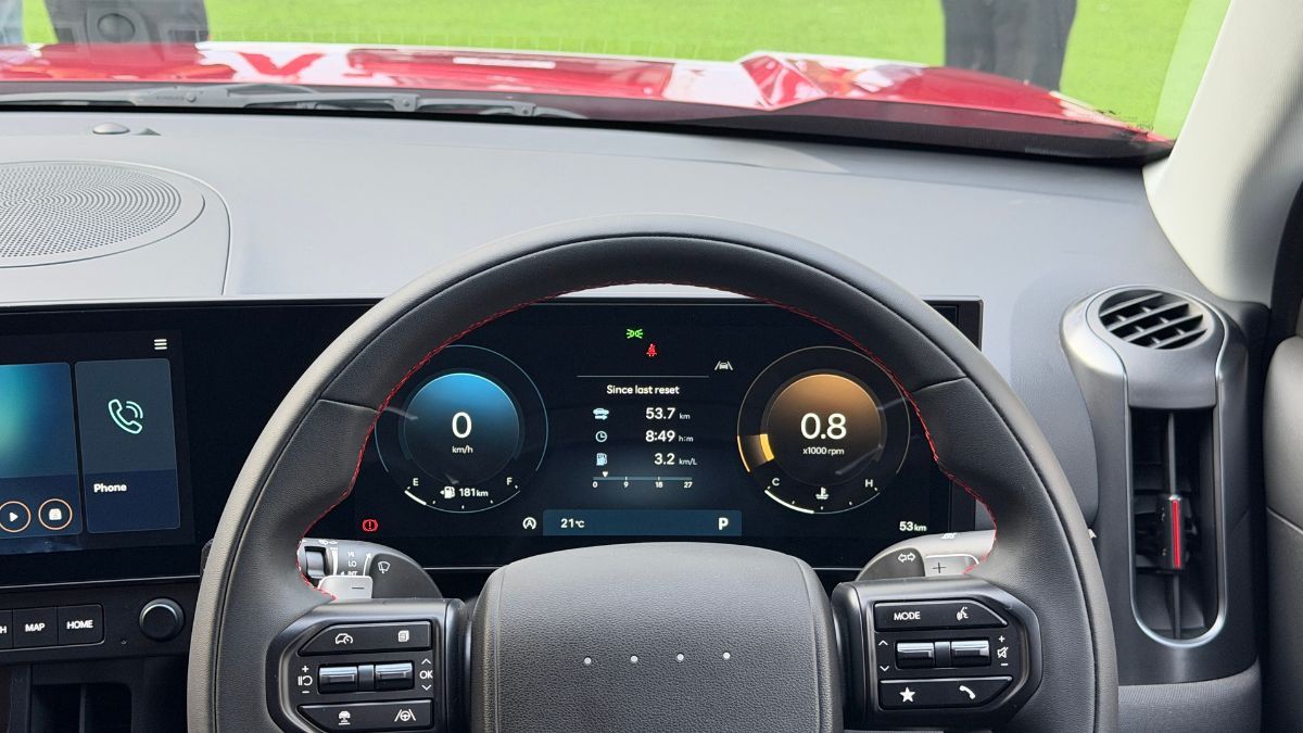 Hyundai Bayon Driver's Display