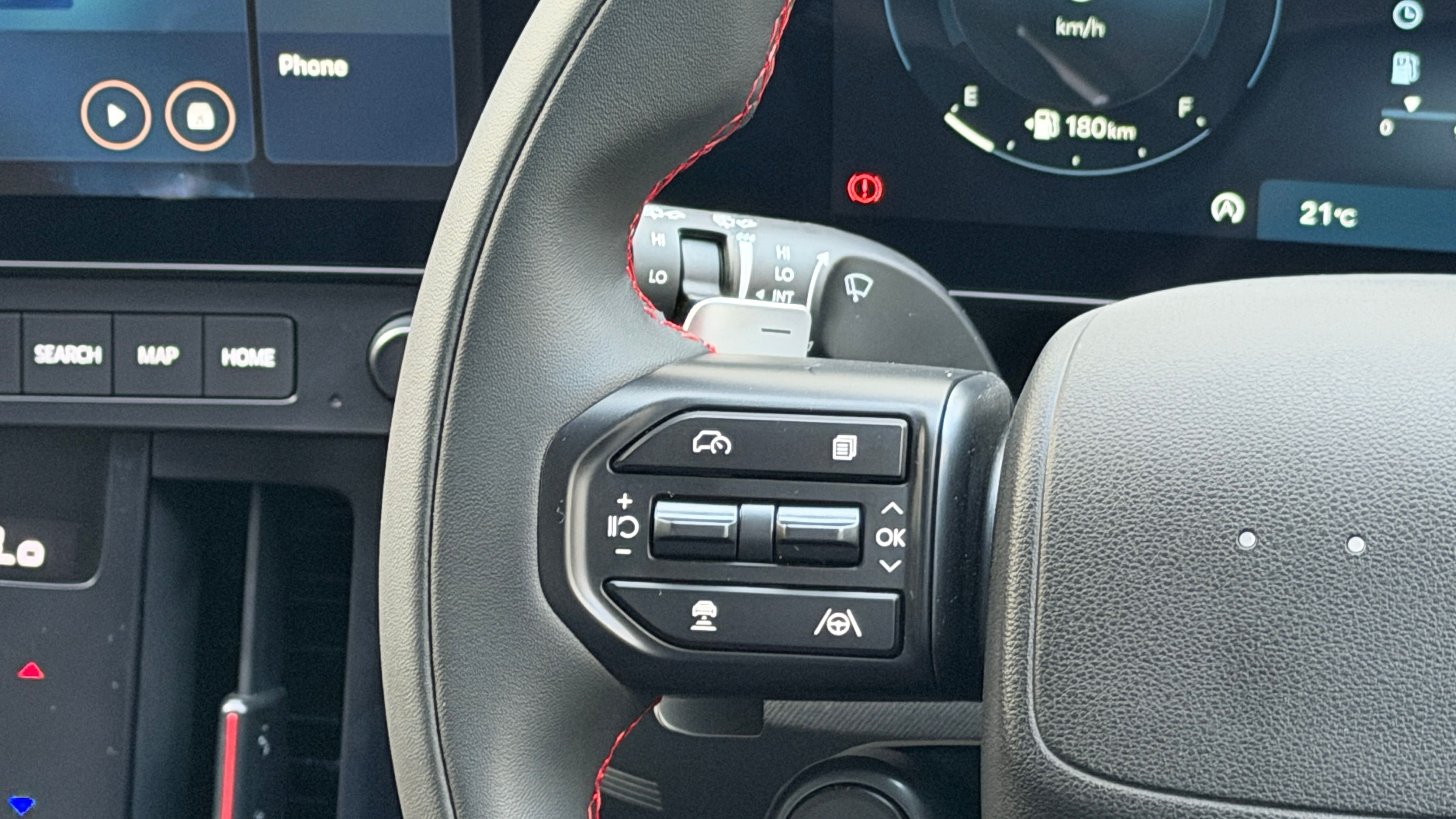 Hyundai Bayon Steering Controls