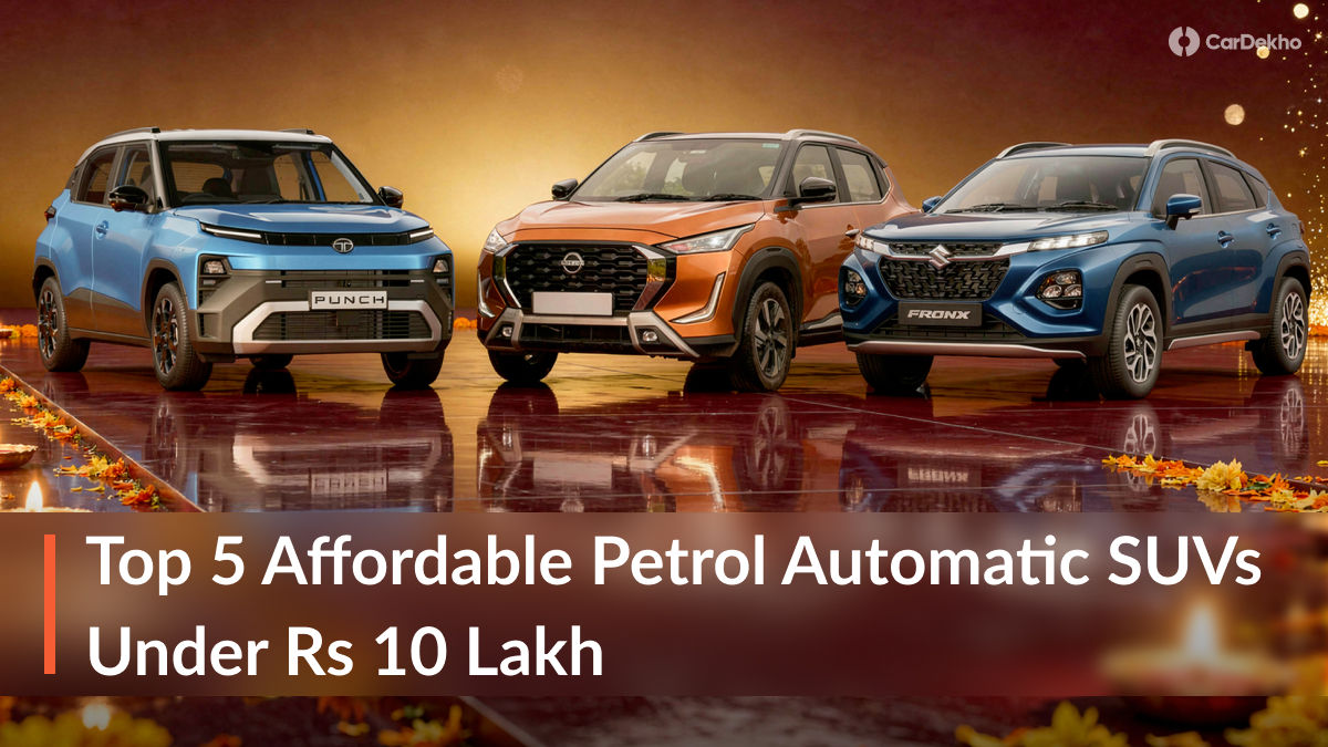Top 5 Affordable Petrol Automatic SUVs under Rs 10 lakh