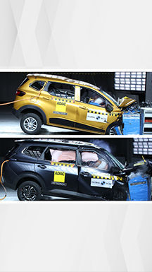 Renault Triber vs Kia Carens: Crash Test Scores Compared